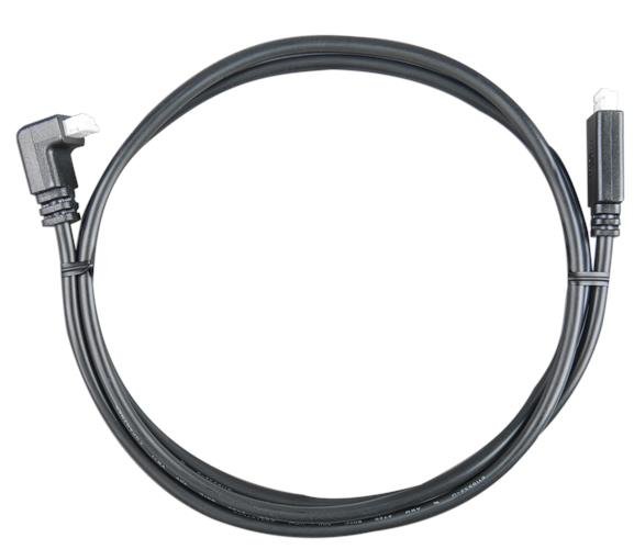 VE.Direct Cable 0,9m (one side Right Angle conn)