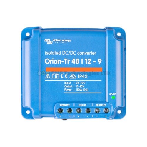 Orion-Tr 48/12-9A (110W) Isolated DC-DC converter