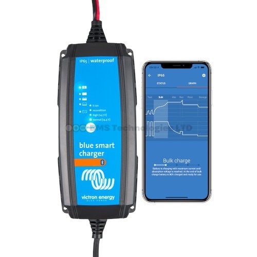 Blue Smart IP65 Charger 24/13 + DC connector