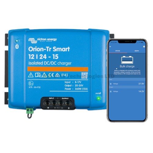 Orion-Tr Smart 12/24-15A Isolated DC-DC charger